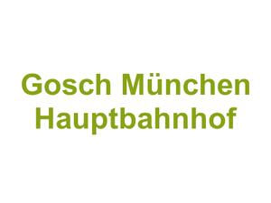 Gosch München Hauptbahnhof Logo