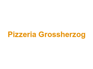 Pizzeria Grossherzog Logo