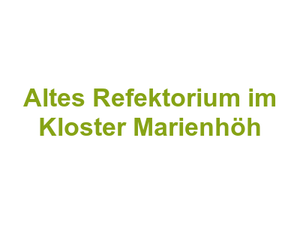 Altes Refektorium im Kloster Marienhöh Logo