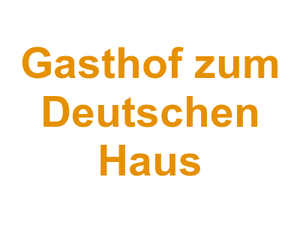 Gasthof zum Deutschen Haus Logo