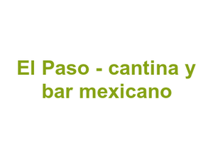 El Paso - cantina y bar mexicano Logo