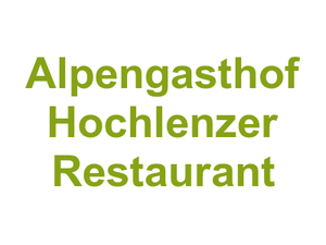 Alpengasthof Hochlenzer Restaurant Logo