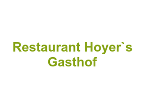 Restaurant Hoyer`s Gasthof Logo