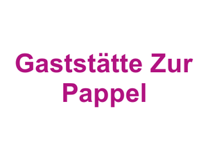 Gaststätte Zur Pappel Logo