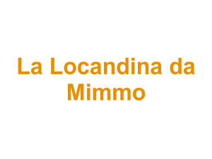 La Locandina da Mimmo Logo