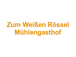 Zum Weißen Rössel Mühlengasthof Logo
