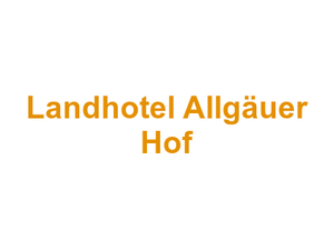 Landhotel Allgäuer Hof Logo