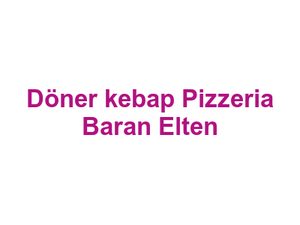 Döner kebap Pizzeria Baran Elten Logo