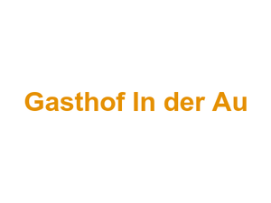 Gasthof In der Au Logo