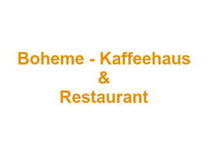 Boheme - Kaffeehaus & Restaurant Logo