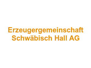Metzgerei Bäuerliche Erzeugergemeinschaft Schwäbisch Hall AG Logo