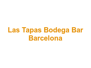 Las Tapas Bodega Bar Barcelona Logo