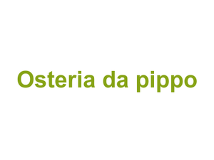 Osteria da pippo Logo