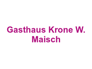 Gasthaus Krone W. Maisch Logo