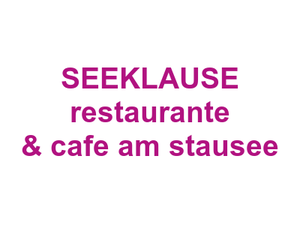 SEEKLAUSE restaurante & cafe am stausee Logo