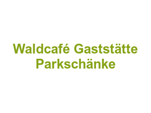 Waldcafé Gaststätte Parkschänke Logo