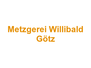 Metzgerei Willibald Götz Logo