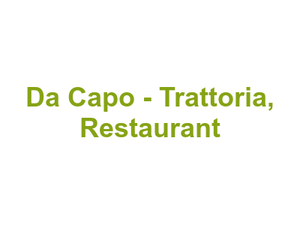 Da Capo - Trattoria, Restaurant Logo