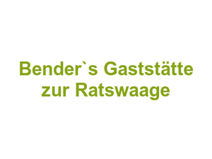 Bender`s Gaststätte zur Ratswaage Logo