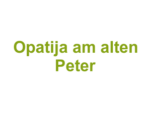 Opatija am alten Peter Logo
