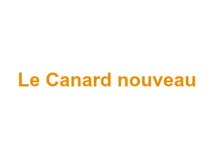 Le Canard nouveau Logo
