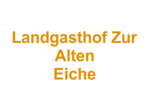 Landgasthof Zur Alten Eiche Logo