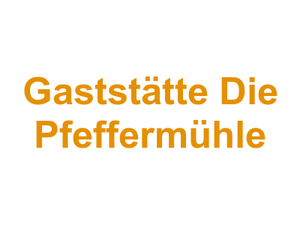 Gaststätte Die Pfeffermühle Logo