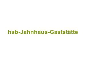 hsb-Jahnhaus-Gaststätte Logo