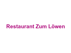 Restaurant Zum Löwen Logo