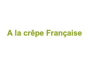 A la crêpe Française Logo