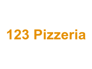 123 Pizzeria Logo