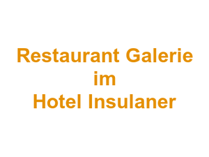 Restaurant Galerie im Hotel Insulaner Logo