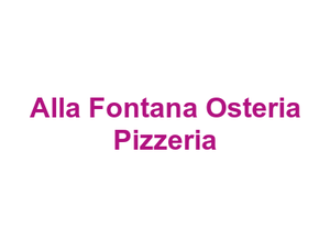Alla Fontana Osteria Pizzeria Logo