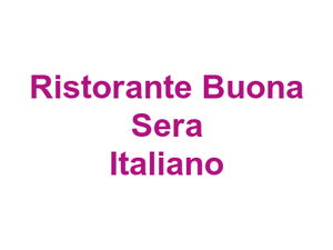 Ristorante Buona Sera Italiano Logo