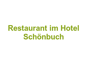 Restaurant im Hotel Schönbuch Logo