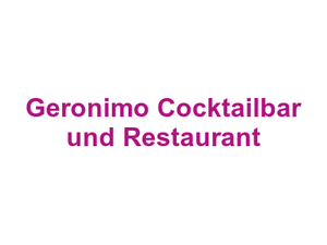 Geronimo Cocktailbar und Restaurant Logo