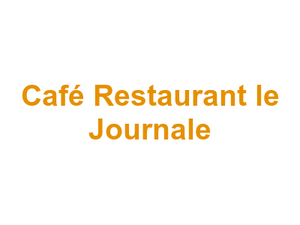 Café Restaurant le Journale Logo