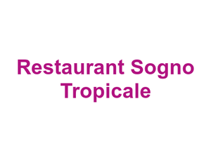 Restaurant Sogno Tropicale Logo