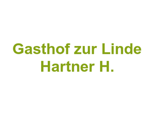 Gasthof zur Linde Hartner H. Logo
