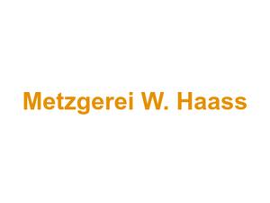 Metzgerei W. Haass Logo