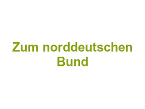 Zum norddeutschen Bund Logo