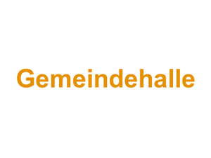 Gemeindehalle Logo