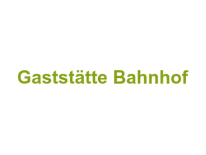 Gaststätte Bahnhof Logo