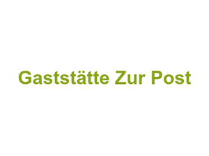 Gaststätte Zur Post Logo