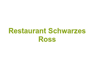 Restaurant Schwarzes Ross Logo