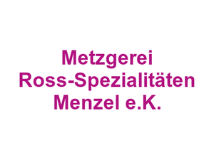 Metzgerei Ross-Spezialitäten Menzel e.K. Logo
