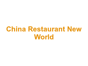 China Restaurant New World Logo