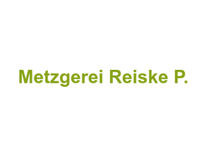 Metzgerei Reiske P. Logo