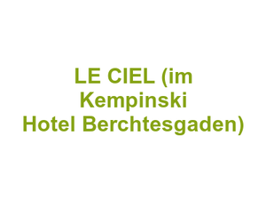 LE CIEL (im Kempinski Hotel Berchtesgaden) Logo