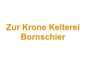Zur Krone Kelterei Bornschier Logo
